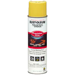 Rust-Oleum&reg; Industrial Choice Precision-Line Inverted Marking Paint - High Visibility Yellow - Q1